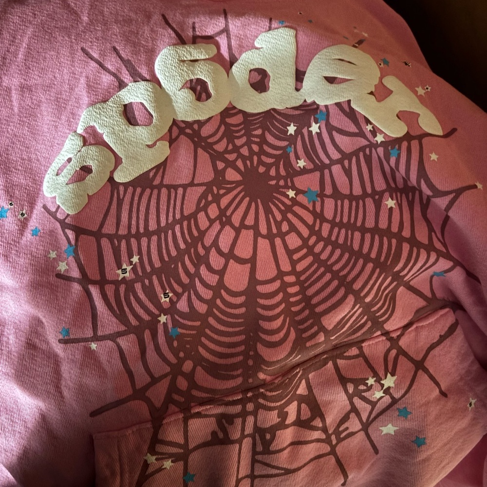 Pink Sp5der Hoodie (authentic)